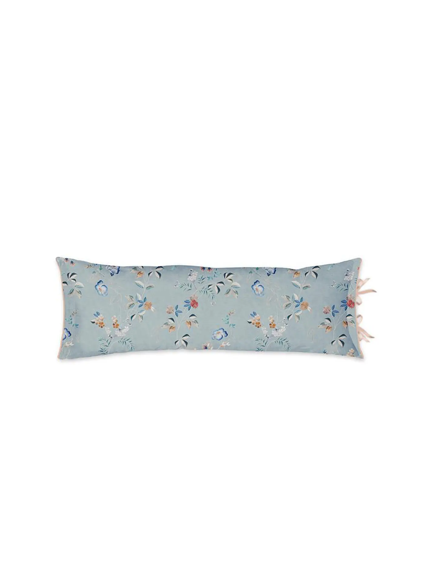 PIP STUDIO | Zierkissen gefüllt 30x90cm Tokyo Blossom Light Pink | hellblau